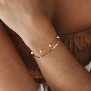 NWT Atolea Santorini Layered Bracelet